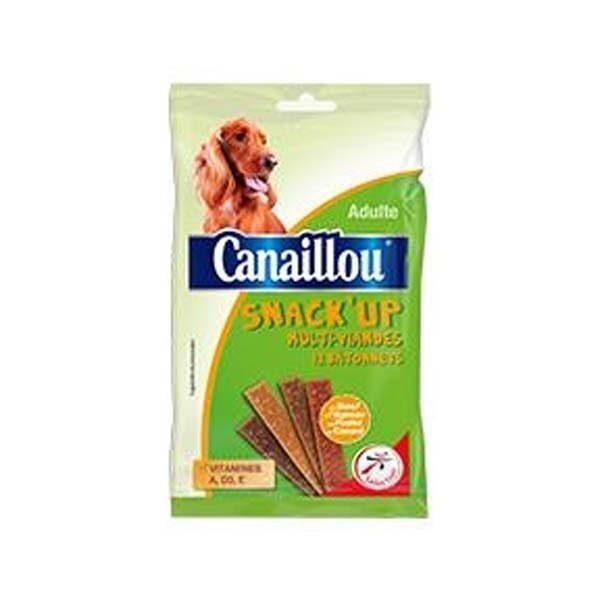 CANAILLOU ADULTE SNACK&#39;UP MULTI VIANDES 12 BATONNETS 24X120G