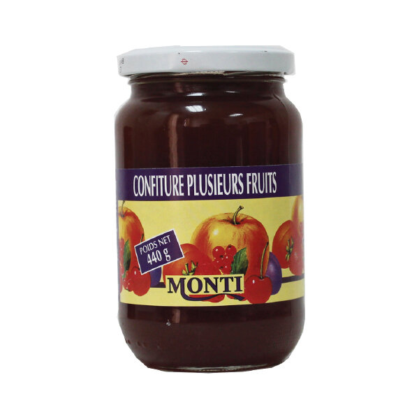 MONTI CONFITURES PLUSIEURS FRUITS 24X440G