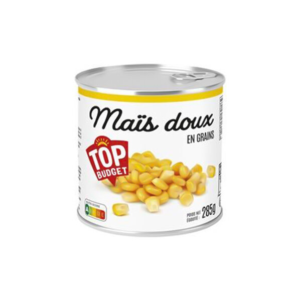 TOP BUDGET MAIS DOUX EN GRAINS 12X285G (029665)