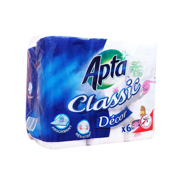 APTA CLASSIC DECOR  TOWEL 8X6CT