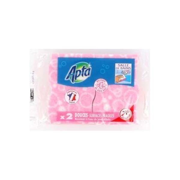 APTA EPONGES GRATTANTES DOUCES PINK 16X2CT (60074)