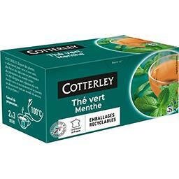 COTTERLEY TEA VERT A LA MENT 10X25CT (108547)
