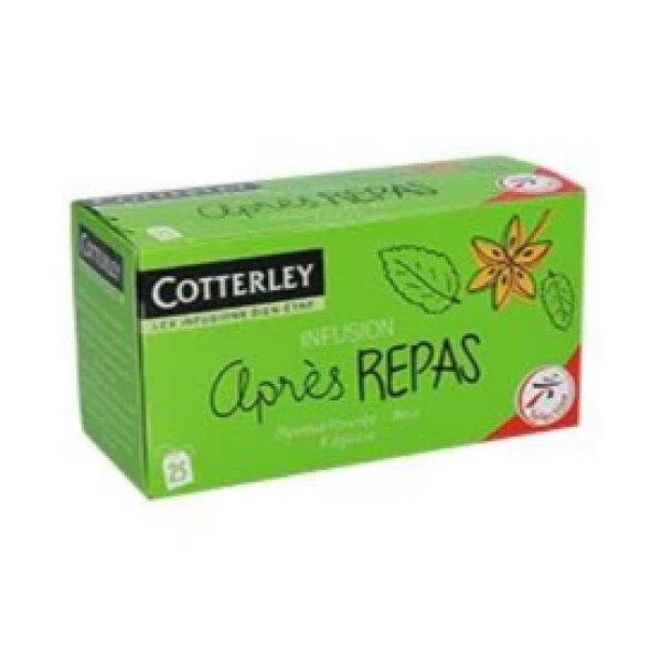 COTTERLEY TEA INFUSION APRES REPAS 12X25CT