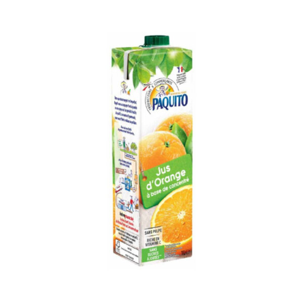 PAQUITO JUS D&#39;ORANGE TETRA 4X1L