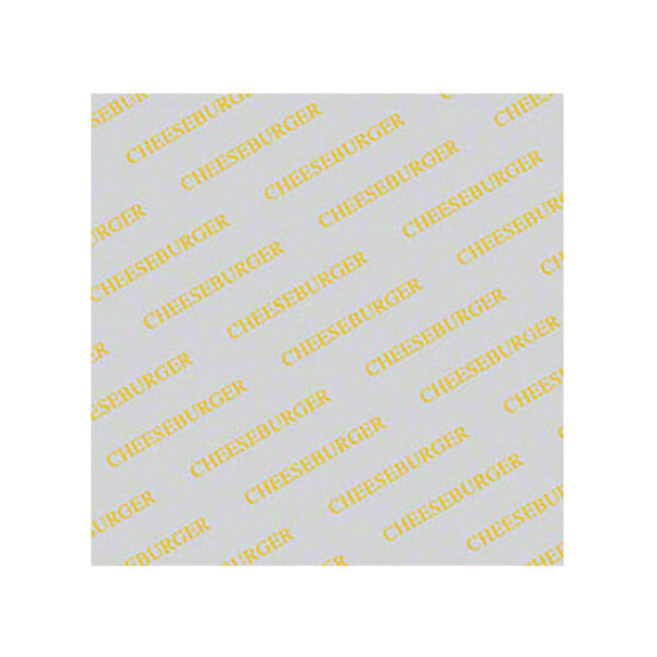 CHEESEBURGER FOIL SANDWICH WRAPS 10.5X14X2000CT