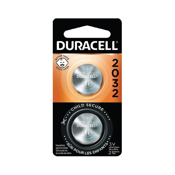 DURACELL 3V CR2032B2 LITHIUM BATTERY 6X2CT