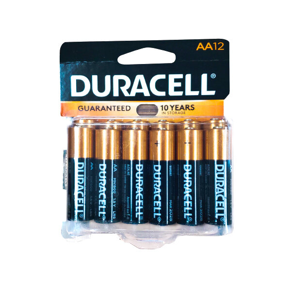 D-DURACELL 1.5V AA-12 BATTERY 3X4X12CT