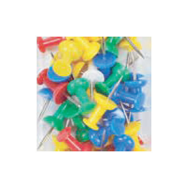 HELPING HAND PUSH PINS ASSORTED 3X1CT