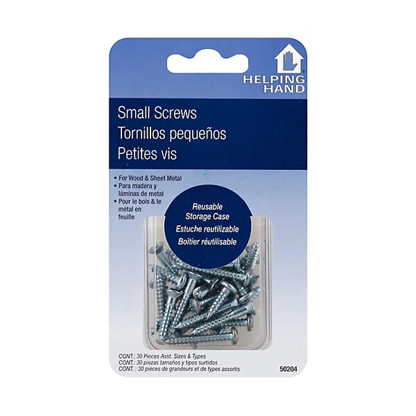 HELPING HAND ASSORTED SMALL SCREWS 3X1CT
