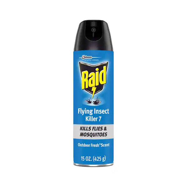 RAID FLYING INSECT KILLER OUTDOOR FREASH AEROSOL 12X15OZ
