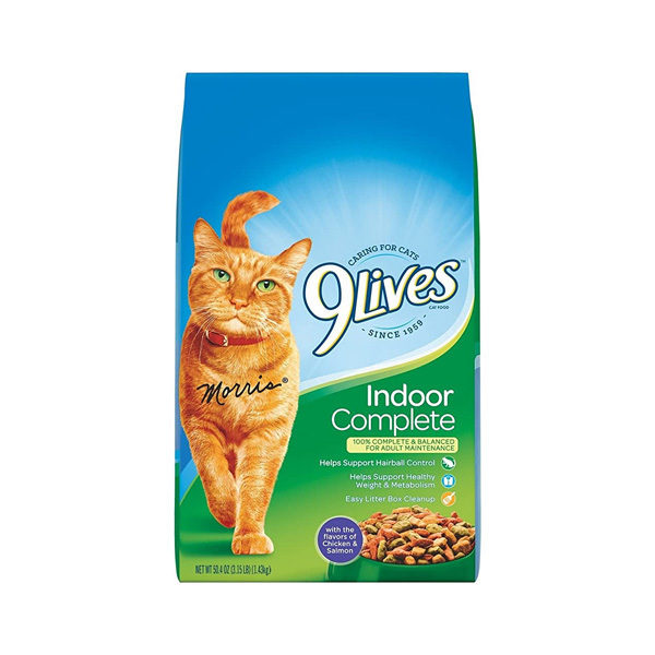 9LIVES INDOOR COMPLETE CAT FOOD 4X3.15#