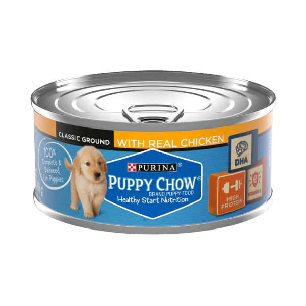 PURINA PUPPY CHOW CLASSIC GROUND CHICKEN 24X5.5OZ