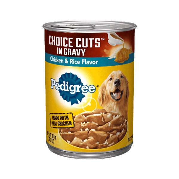 PEDIGREE CHOICE CUTS W/ CHICKEN &amp; RICE 12X13.2OZ