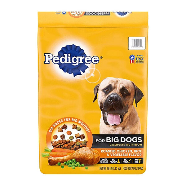 PEDIGREE BIG DOG ROASTED CHICKEN, RICE &amp; VEGETABLE FLAVOR 16#