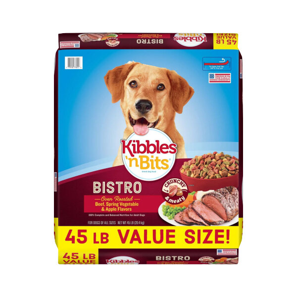 KIBBLES &#39;N BITS BISTRO BEEF 45#