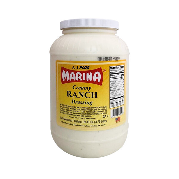 MARINA CREAMY RANCH DRESSING 4X1GAL