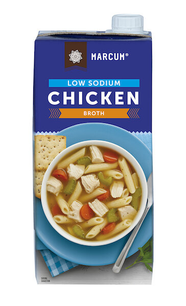 MARCUM ASEPTIC CHICKEN BROTH 12X32OZ