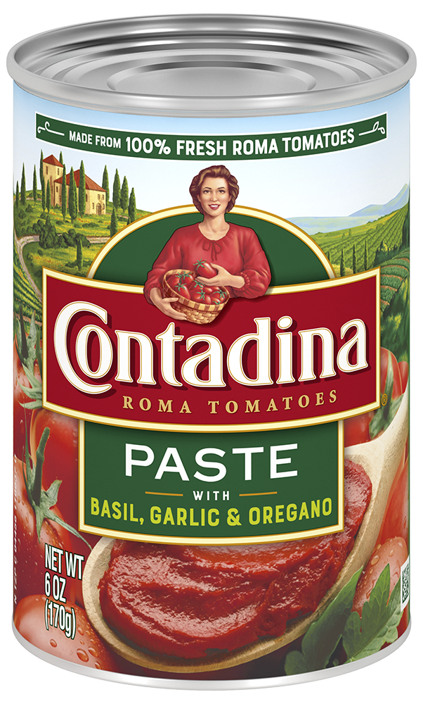 CONTADINA TOMATO PASTE W/ ITALIAN HERBS 12X6OZ
