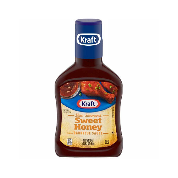KRAFT SWEET HONEY BBQ SAUCE 12X18OZ