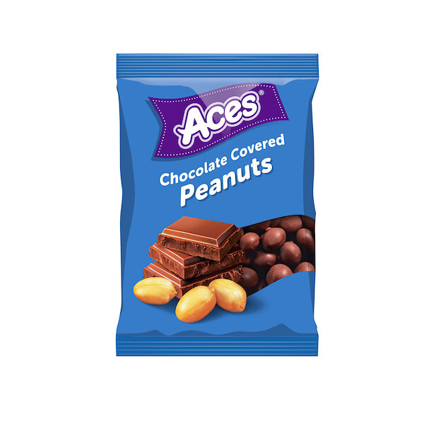 ACES CHOCOLATE COVERED PEANUTS 8X4OZ