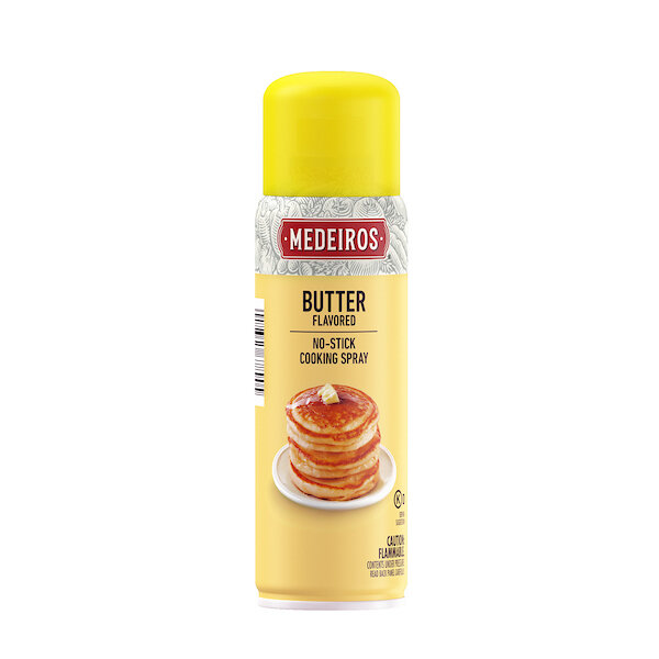 MEDEIROS BUTTER COOKING SPRAY 24X6OZ