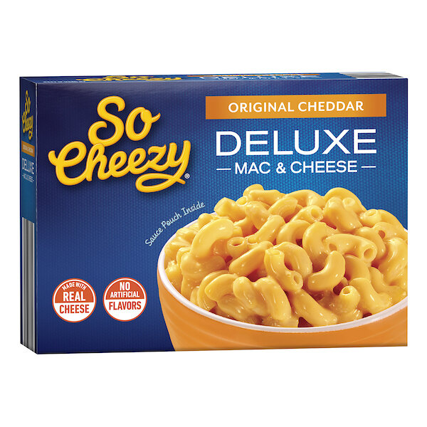 SO CHEEZY DELUXE MAC &amp; CHEESE 12X14OZ