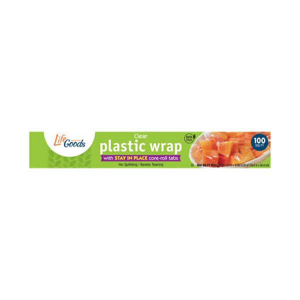 LIFE GOODS PLASTIC WRAP 12X100CT