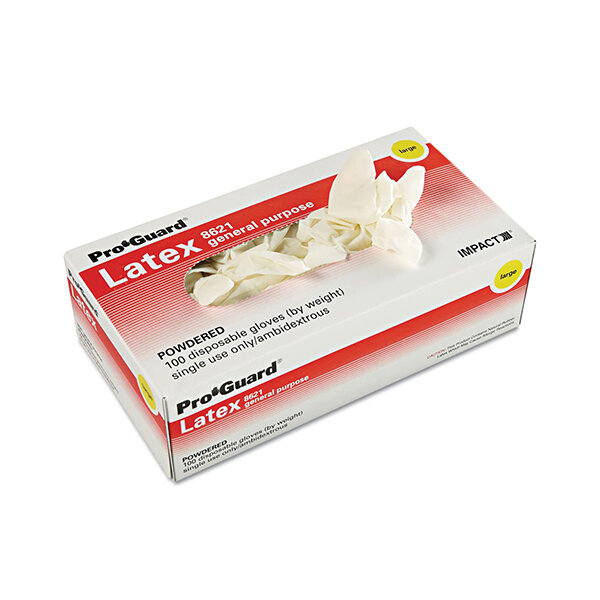 D-LATEX GLOVES POWDERED LARGE 10X100CT (GEN8970L)