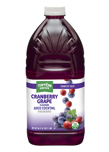 TIPTON GROVE GRAPE CRANBERRY JUICE 6X64OZ