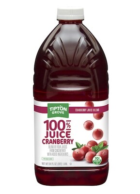 TIPTON 100% CRANBERRY JUICE 6X64OZ