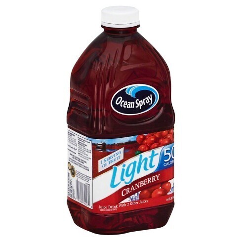 OCEAN SPRAY LIGHT CRANBERRY JUICE 8X64OZ