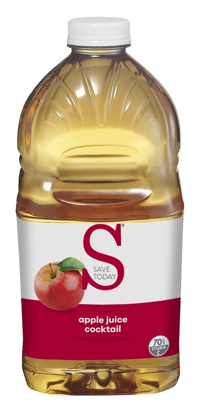 SAVE TODAY APPLE JUICE COCKTAIL 6X64OZ