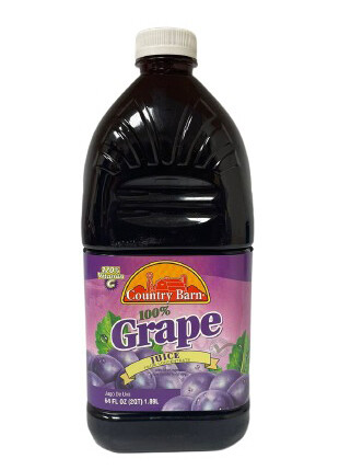 COUNTRY BARN GRAPE JUICE 8X64OZ