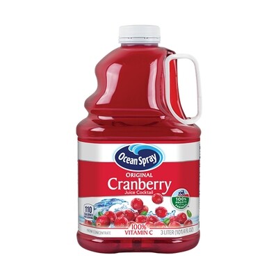 OCEAN SPRAY CRANBERRY COCKTAIL JUICE 6X3L