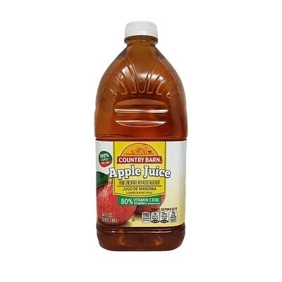 COUNTRY BARN APPLE JUICE 8X64OZ
