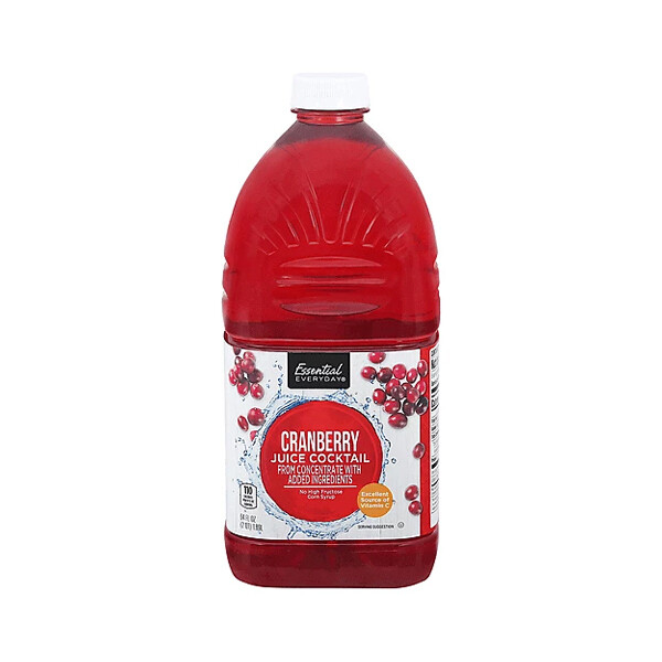 ESSENTIAL-DAY CRANBERRY COCKTAIL JUICE 8X64OZ