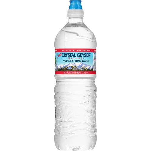 CRYSTAL GEYSER WATER 24X750ML