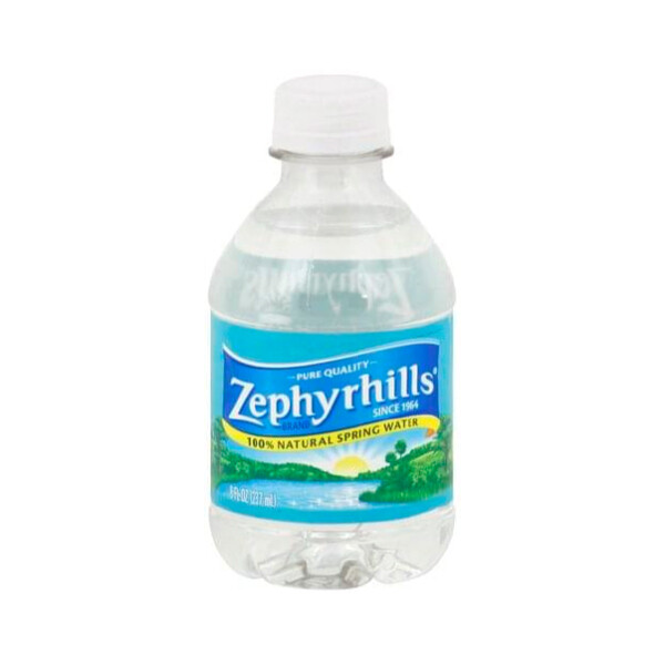ZEPHYRHILLS NATURAL SPRING WATER 48X240ML
