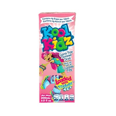 KOOL KIDZ GUAVA PINEAPPLE 24X200ML