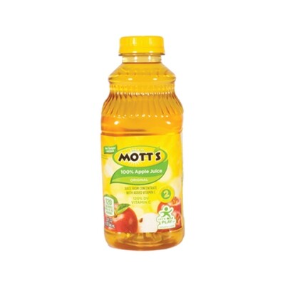 MOTT&#39;S 100% APPLE JUICE 12X32OZ