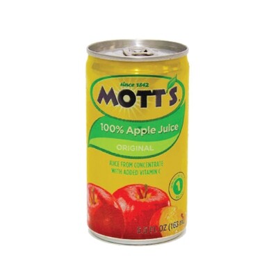 MOTT&#39;S 100% APPLE JUICE 24X5.5OZ