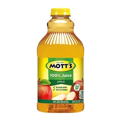 MOTT&#39;S 100% APPLE JUICE 8X64OZ