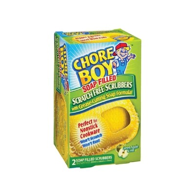 CHORE BOY SOAP FILL SCRUBER 54X2CT