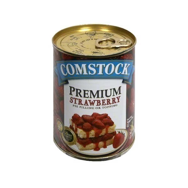 COMSTOCK STRAWBERRY PIE FILLING 8X21OZ
