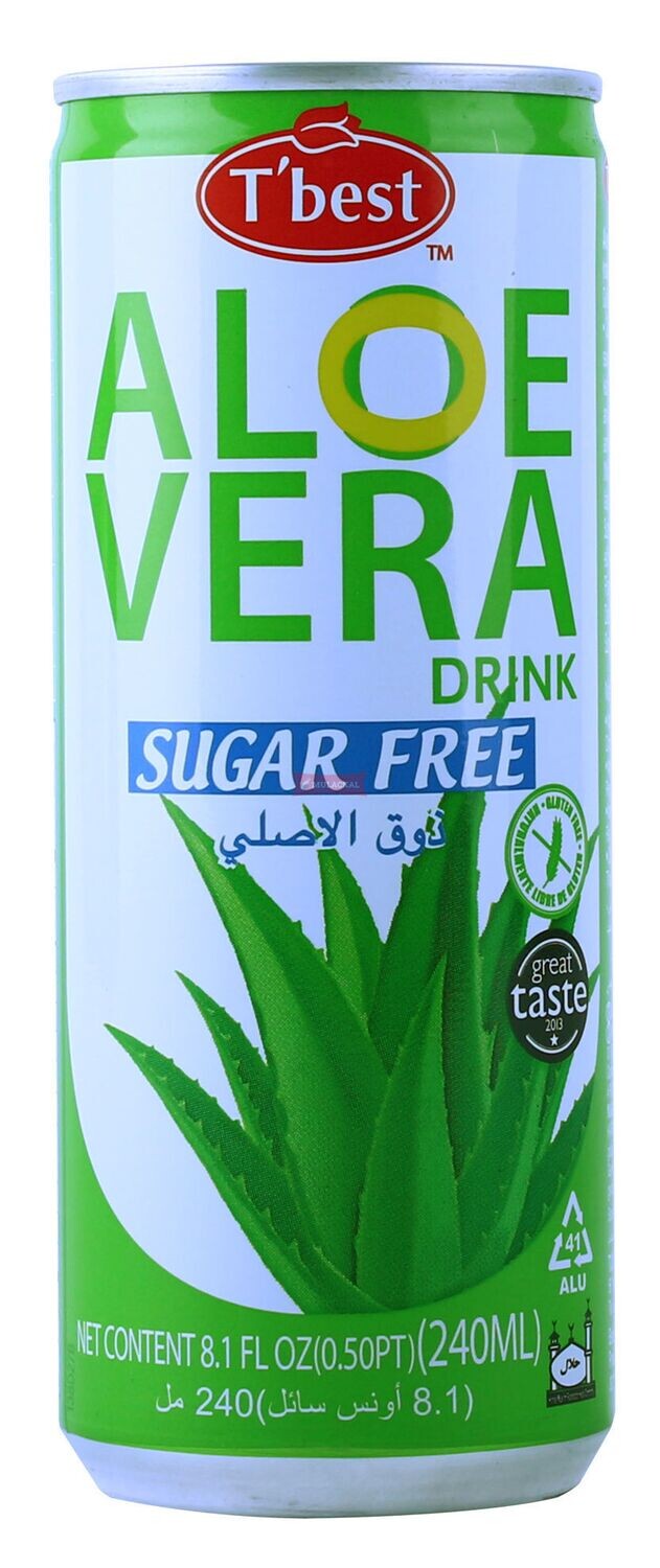 T&#39;BEST ALOE VERA DRINK SUGAR FREE 30X240ML