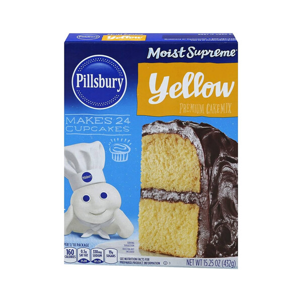 PILLSBURY YELLOW CAKE MIX 12X15.2OZ
