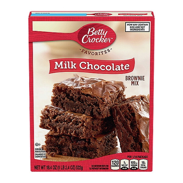BETTY-CROCKER FAVORITES MILK CHOCOLATE BROWNIE MIX 12X16.3OZ