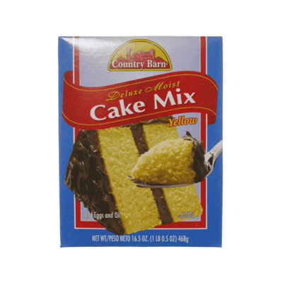 COUNTRY BARN YELLOW CAKE MIX 12X15.25OZ