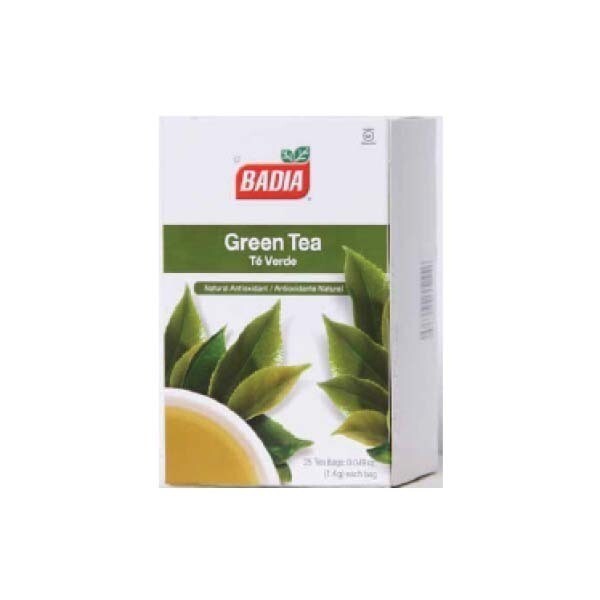 BADIA GREEN TEA BAGS 10X25CT