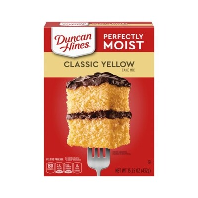 DUNCAN HINES YELLOW CAKE MIX 12X15.25OZ
